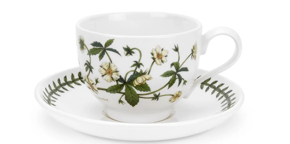 Portmeirion Чашка для завтрака Botanic Garden 280 мл с блюдцем Cinquefoil BG04557-E