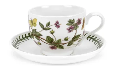 Portmeirion Чашка с блюдцем Ботанический сад 200 мл для чая Pimpernel BG04107-C