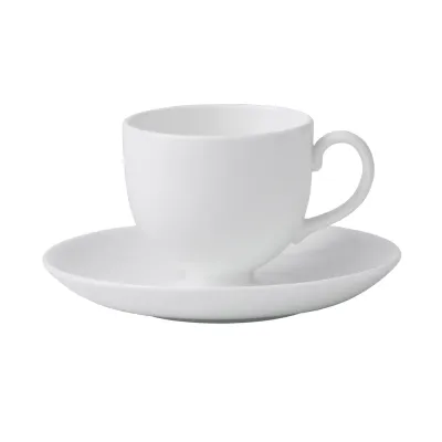 Wedgwood Белая кофейная чашка 170 мл с блюдцем 1058008