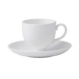 Wedgwood Белая кофейная чашка 170 мл с блюдцем 1058008 — фото 1