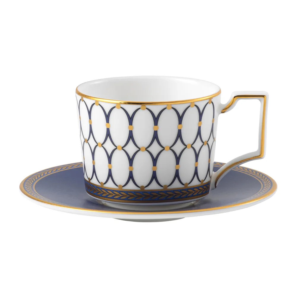 Wedgwood Чашка для эспрессо Renaissance Gold 90 мл с блюдцем 1058000