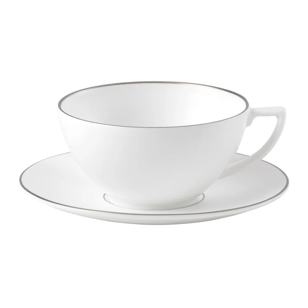 Wedgwood Чайная чашка Jasper Conran Platinum 250 мл с блюдцем 1058024