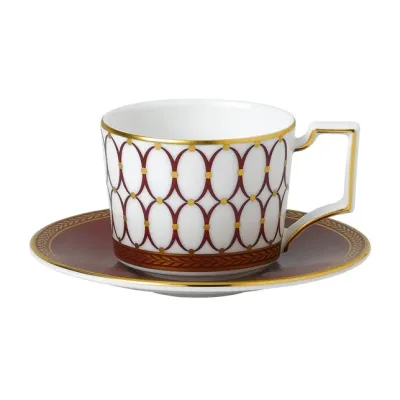 Wedgwood Чашка для эспрессо Renaissance Red 70 мл с блюдцем 1058816