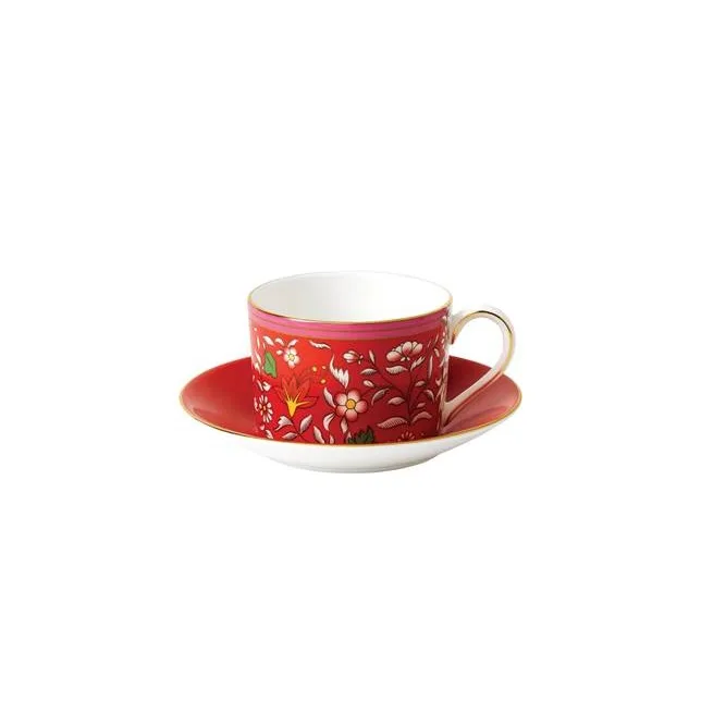 Wedgwood Чайная чашка Crimson Jewel Wonderlust с блюдцем 180 мл 40031700