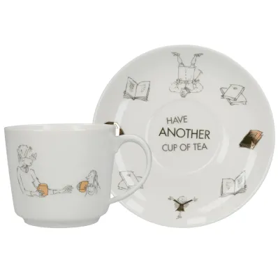 Kitchen Craft Чайная чашка Matilda 250 мл с блюдцем 5233708