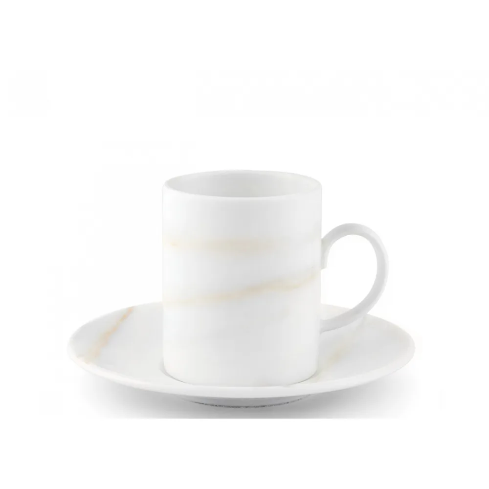 Wedgwood Чашка Vera Wang Venato Imperial 75 мл с блюдцем для эспрессо 40024334