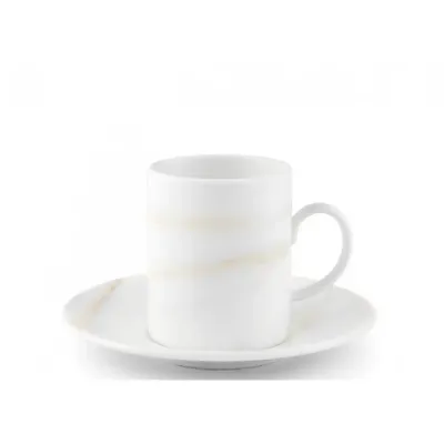 Wedgwood Чашка Vera Wang Venato Imperial 75 мл с блюдцем для эспрессо 40024334
