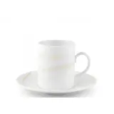 Wedgwood Чашка Vera Wang Venato Imperial 75 мл с блюдцем для эспрессо 40024334 — фото 1