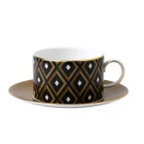 Wedgwood Чашка с блюдцем Gio Gold 220 мл 40014669 — фото 1