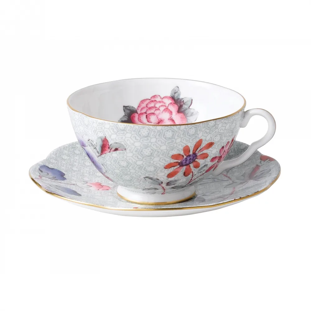Wedgwood Чайная чашка Cuckoo Green 180 мл с блюдцем 5C106805128