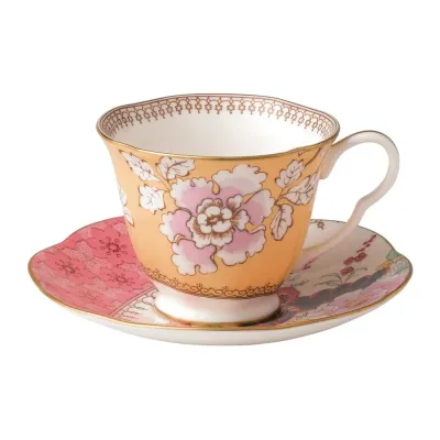 Wedgwood Чашка с блюдцем Баттерфляй Желтая для чая 5C107800045