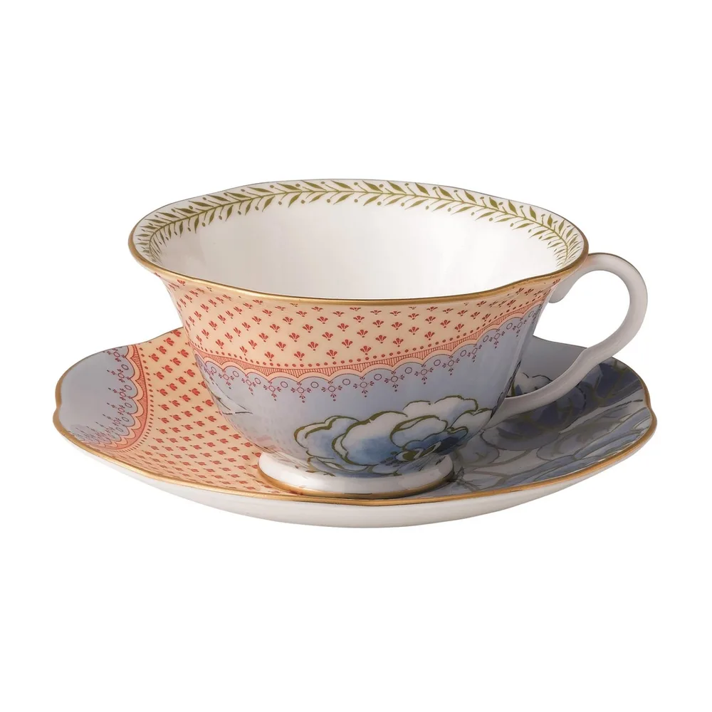 Wedgwood Чашка с блюдцем Баттерфляй Блю для чая 5C107800054