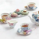 Wedgwood Чашка с блюдцем Баттерфляй розовая для чая 5C107800047 — фото 2