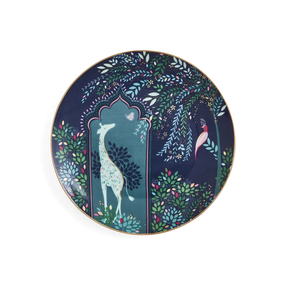 Portmeirion Sara Miller Индия 20 см десертная тарелка Girafe SMI78964-XG-C