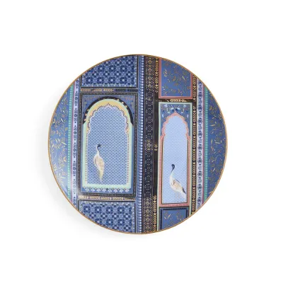 Portmeirion Sara Miller Индия Десертная тарелка 20 см Crane Mofif SMI78964-XG-B