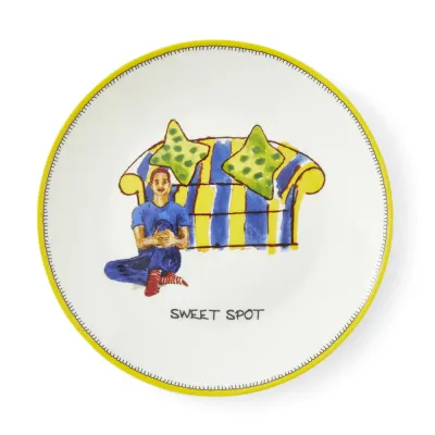 Spode Kit Kemp Doodles 15,5 см тарелка Sweet Spot KKD78964-XG