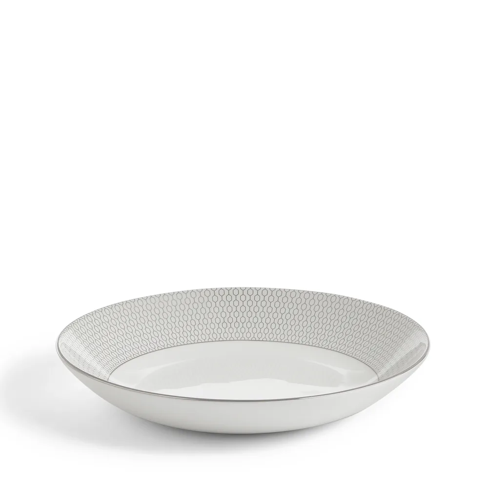Wedgwood Gio Platinum 24 см глубокая / тарелка для пасты 1063175