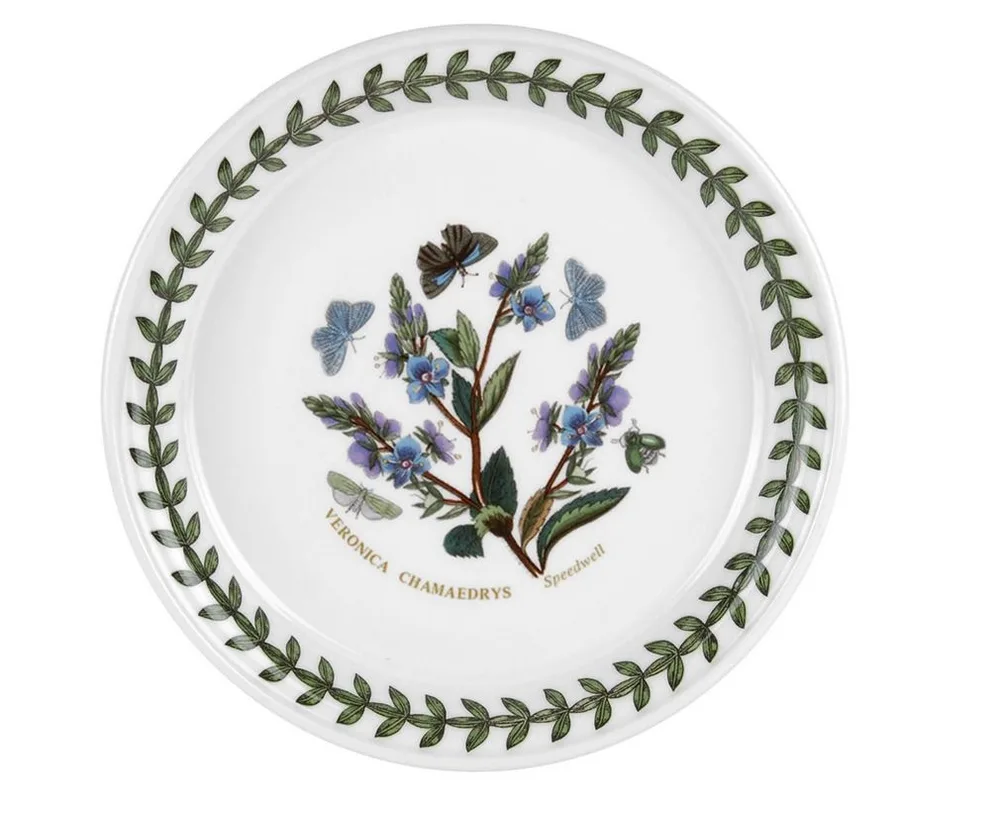 Portmeirion Ботанический сад 15 см десертная тарелка Speedwell BG03704-B