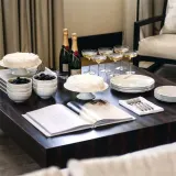 Wedgwood Тарелка Vera Wang Venato Imperial 25 см глубокая 40024333 — фото 2