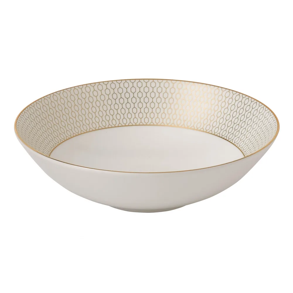Wedgwood Тарелка для пасты Gio Gold 21 см глубокая 40007550