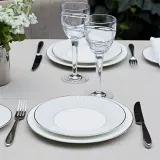 Wedgwood Тарелка для завтрака Jasper Conran Pin Stripe 23 см 50150209541 — фото 2
