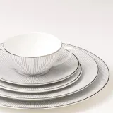 Wedgwood Десертная тарелка Jasper Conran Pin Stripe 18 см 50150209542 — фото 2