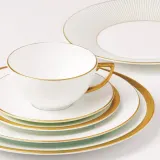 Wedgwood Обеденная тарелка Jasper Conran Gold 27 см 40000250 — фото 2