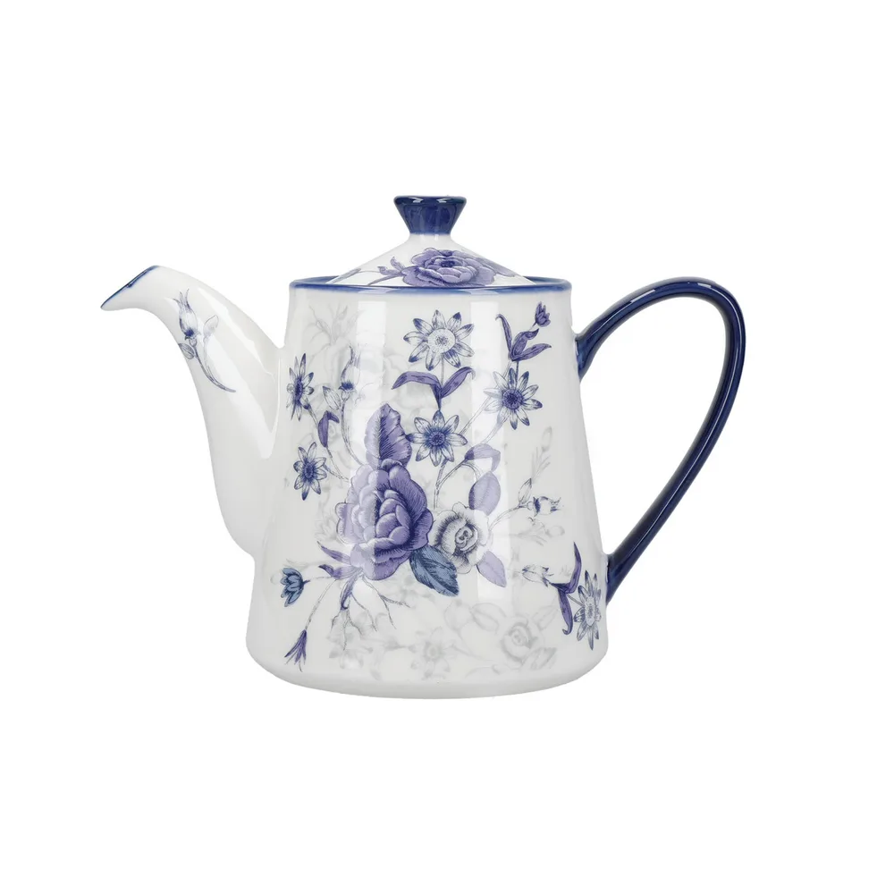 Kitchen Craft Чайник London Pottery 900 мл Голубая роза LPBRTPOT4BLU