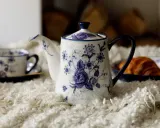 Kitchen Craft Чайник London Pottery 900 мл Голубая роза LPBRTPOT4BLU — фото 2