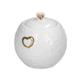 La Porcellana Bianca Сахарница Valentino Oro 270 мл с ложкой P013901300 — фото 1