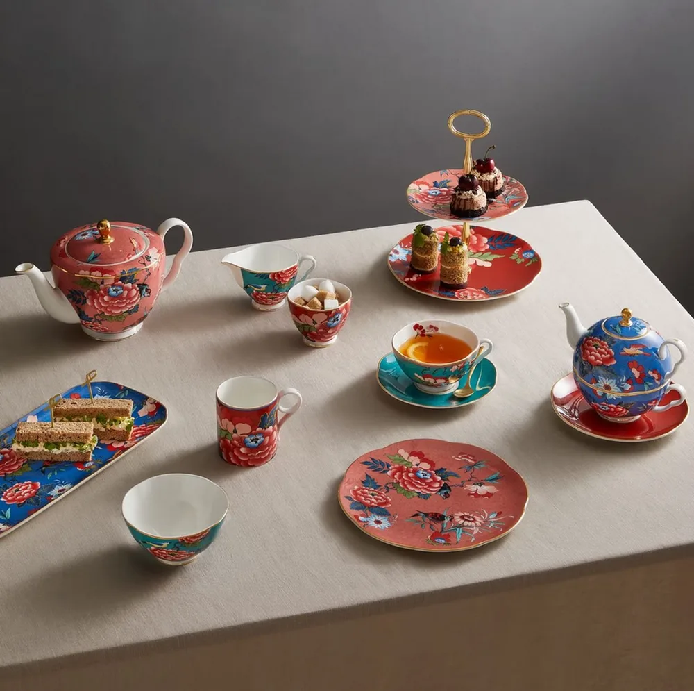 Wedgwood Сахарница + сливочник Paeonia Blush 40032125