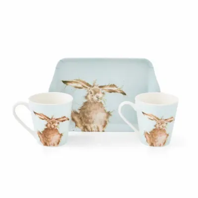 Royal Worcester Wrendale Designs набор из 2 чашек 180мл + поднос X0011658892