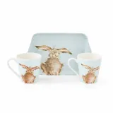 Royal Worcester Wrendale Designs набор из 2 чашек 180мл + поднос X0011658892 — фото 1
