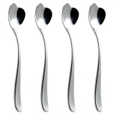 Alessi Набор из 4 ложек для мороженого Big Love, 17 см. AMMI01CUS4 — фото 1