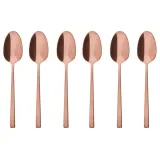 Sambonet Набор из 6 кофейных/чайных ложек Rock PVD Copper 52762CA6 — фото 1