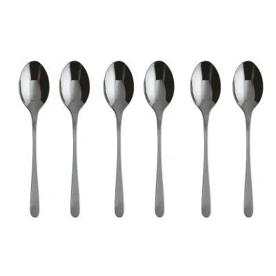 Sambonet Набор из 6 кофейных/чайных ложек Taste с PVD, черный 52553BA6