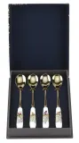 Portmeirion Набор из 4 ложек Chelsea Sara Miller 15см Золото SMC1101-XG — фото 3