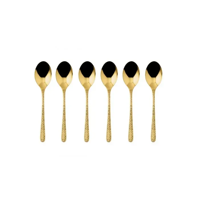 Sambonet Набор из 6 ложек для эспрессо Venezia PVD Gold 52765GA7
