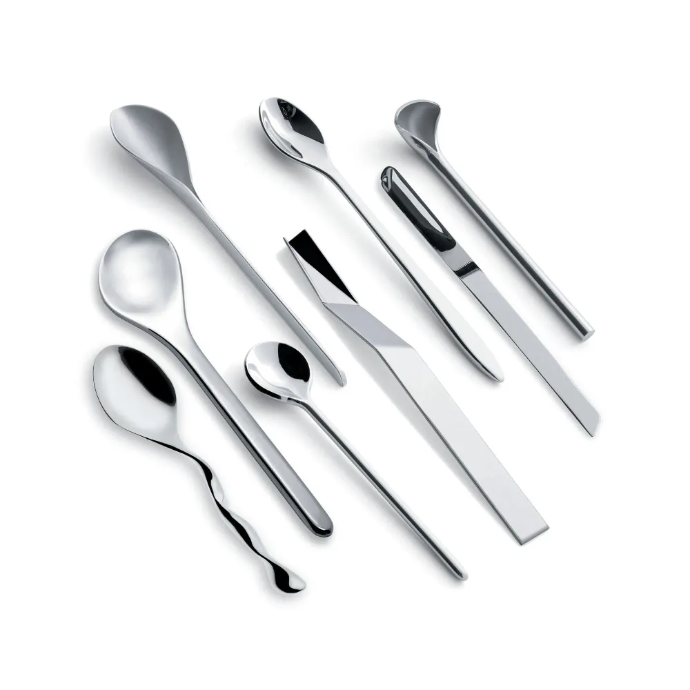 Alessi Набор из 8 кофейных ложек. MSPOONSET