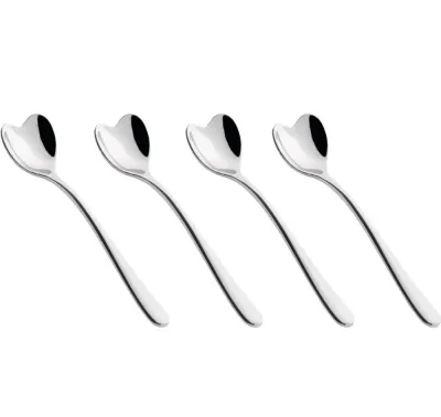 Alessi Набор из 4 ложек для кофе эспрессо, 10 см. AMMI08SET