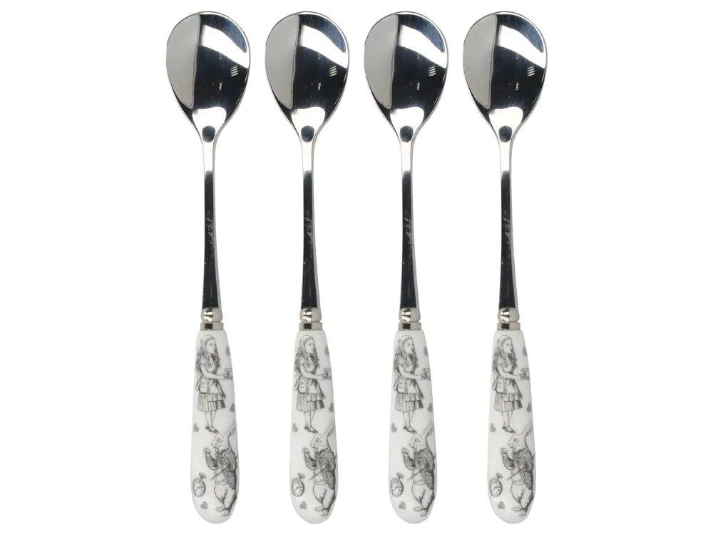 Kitchen Craft Набор из 4 ложек "Алиса в стране чудес", 15,5 см. 5227080
