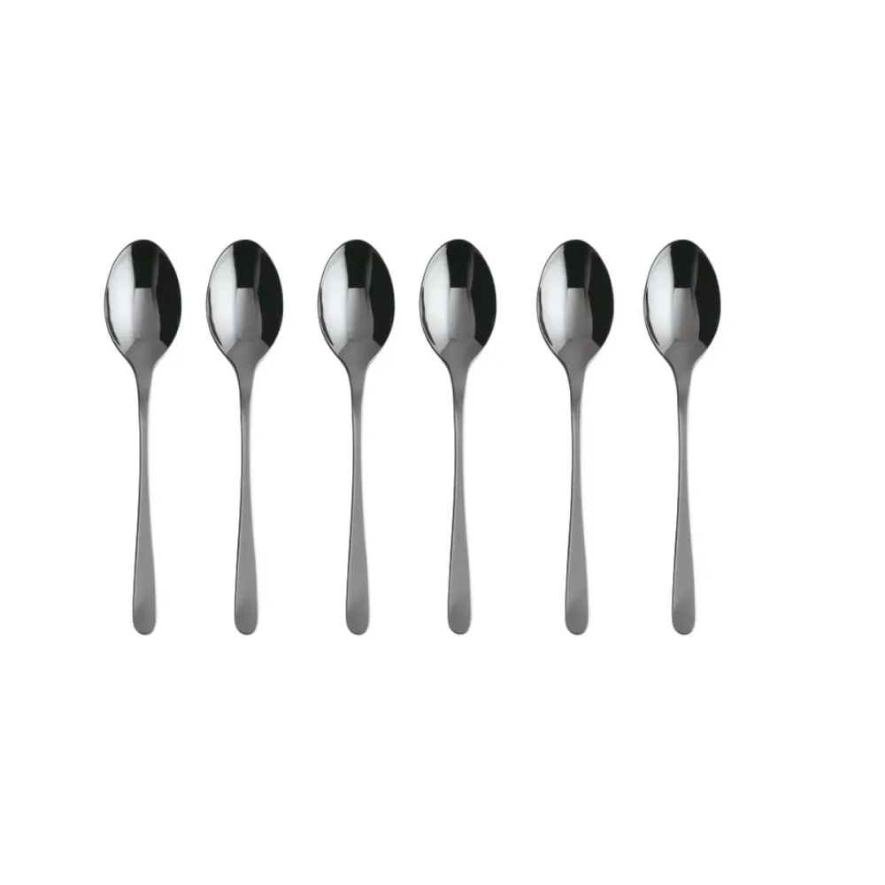 Sambonet Набор из 6 ложек для эспрессо Taste PVD Black 52553B37