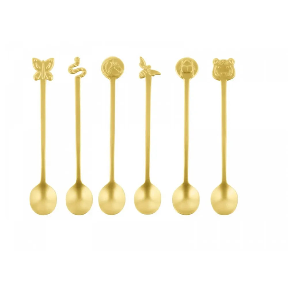Sambonet Набор из 6 ложек Party Fashion Gold 52649G42
