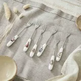 Royal Worcester Набор Wrendale Designs из 6 вилок для торта WN1102-XG — фото 4