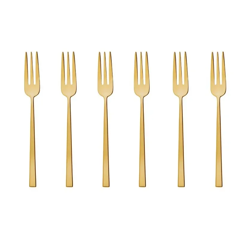 Sambonet Набор из 6 вилок Rock PVD Gold 52762GA5