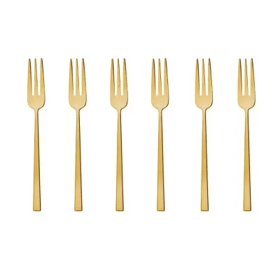 Sambonet Набор из 6 вилок Rock PVD Gold 52762GA5