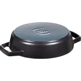 STAUB Сковорода чугунная 20 см с двумя ручками, черная 40511-659-0 — фото 2