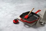 Le Creuset Чугунная сковорода-гриль диаметром 26 см вишневого цвета. 20183260600422 — фото 7