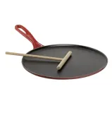 Le Creuset Сковорода для блинов чугунная, 27 см, вишня. 20136270600460 — фото 1