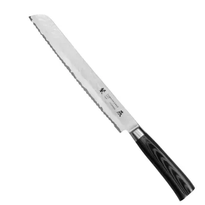 Tamahagane Нож для хлеба Tsubame, черный, 23 см. SNMH-1118